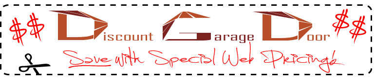 Save even more with Discount Garage Door Company's web savings special!